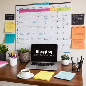 A workspace showing detailed strategy planning for "how do I do a blog," featuring checklists and SEO tools