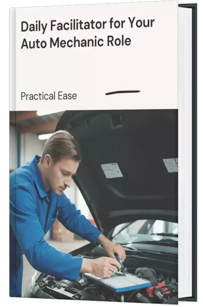 Ebook cover for how to start being a mechanic