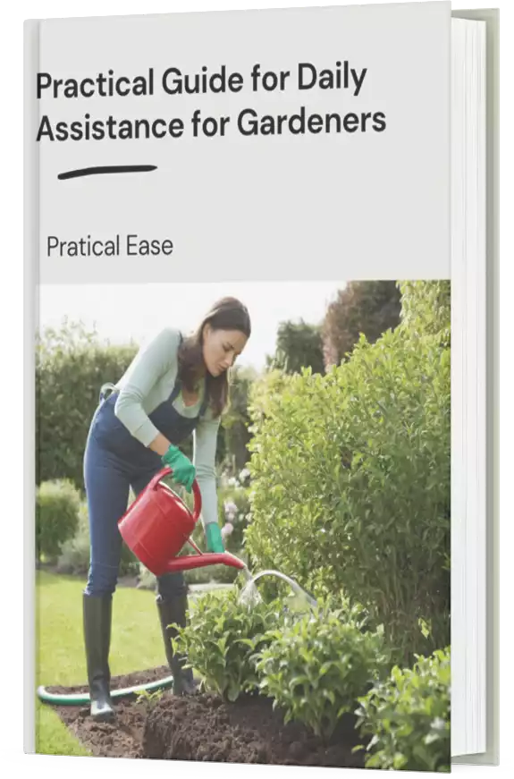 Person reading a guide on how to become a landscape gardener