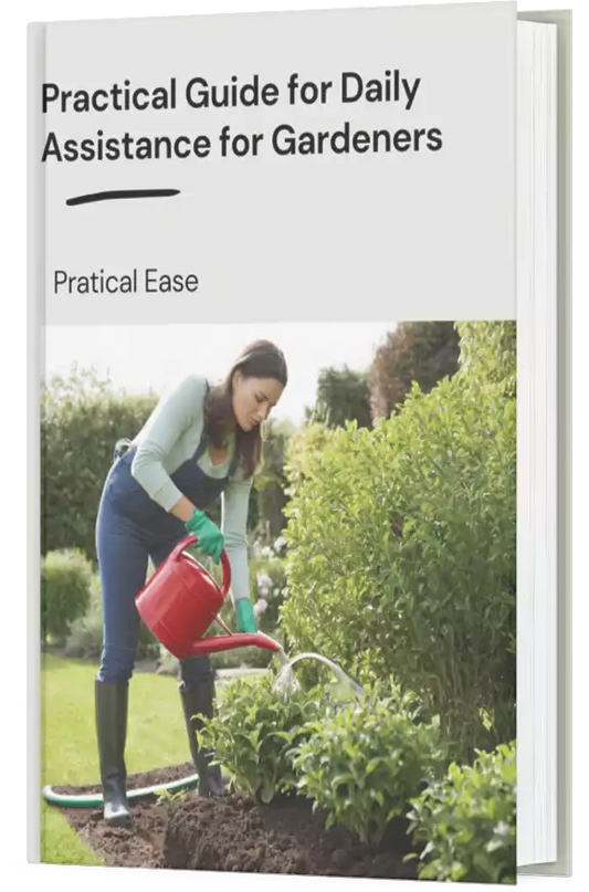 Person reading a guide on how to become a landscape gardener