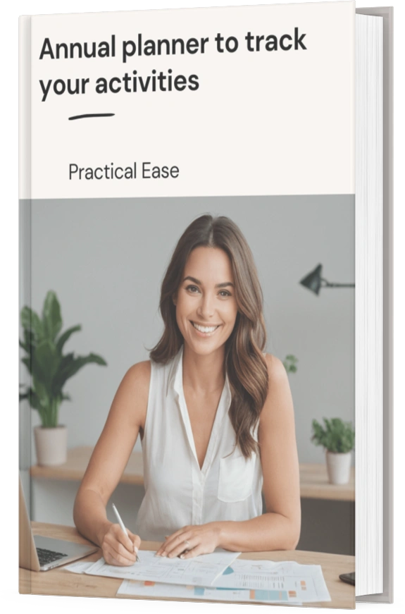 Annual Planner to track your activities